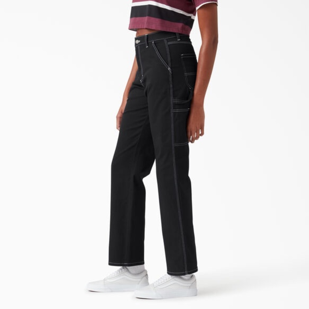 Dickies High Waisted Black Carpenter Pants